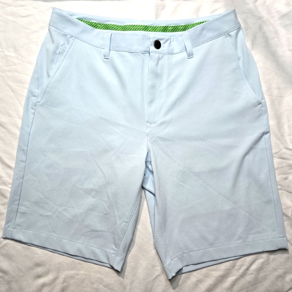 Bonobos Golf 10" Inseam Light Blue Shorts Size 33